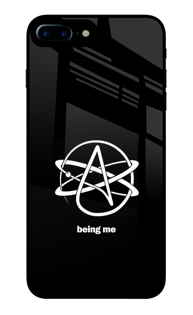 Atheist Symbol iPhone 8 Plus Glass Case