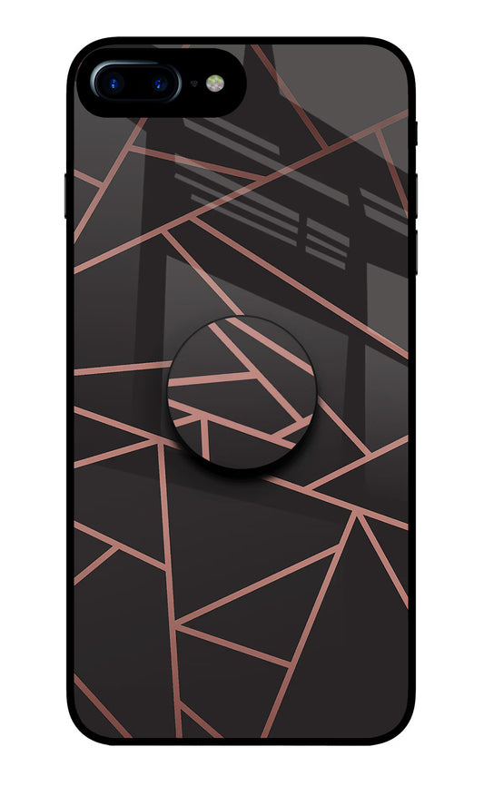 Geometric Pattern iPhone 8 Plus Glass Case