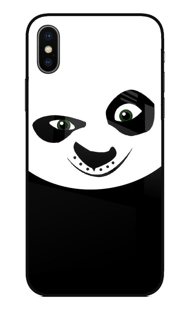 Panda iPhone X Glass Case