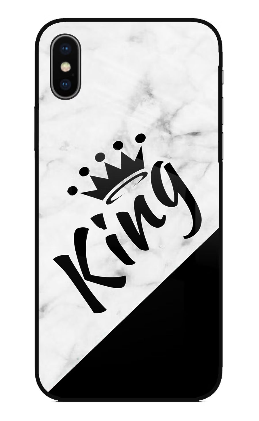 King iPhone X Back Cover, Glass case