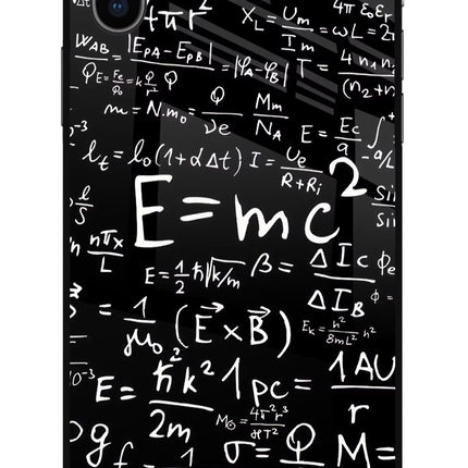 Physics Formula iPhone X Glass Case