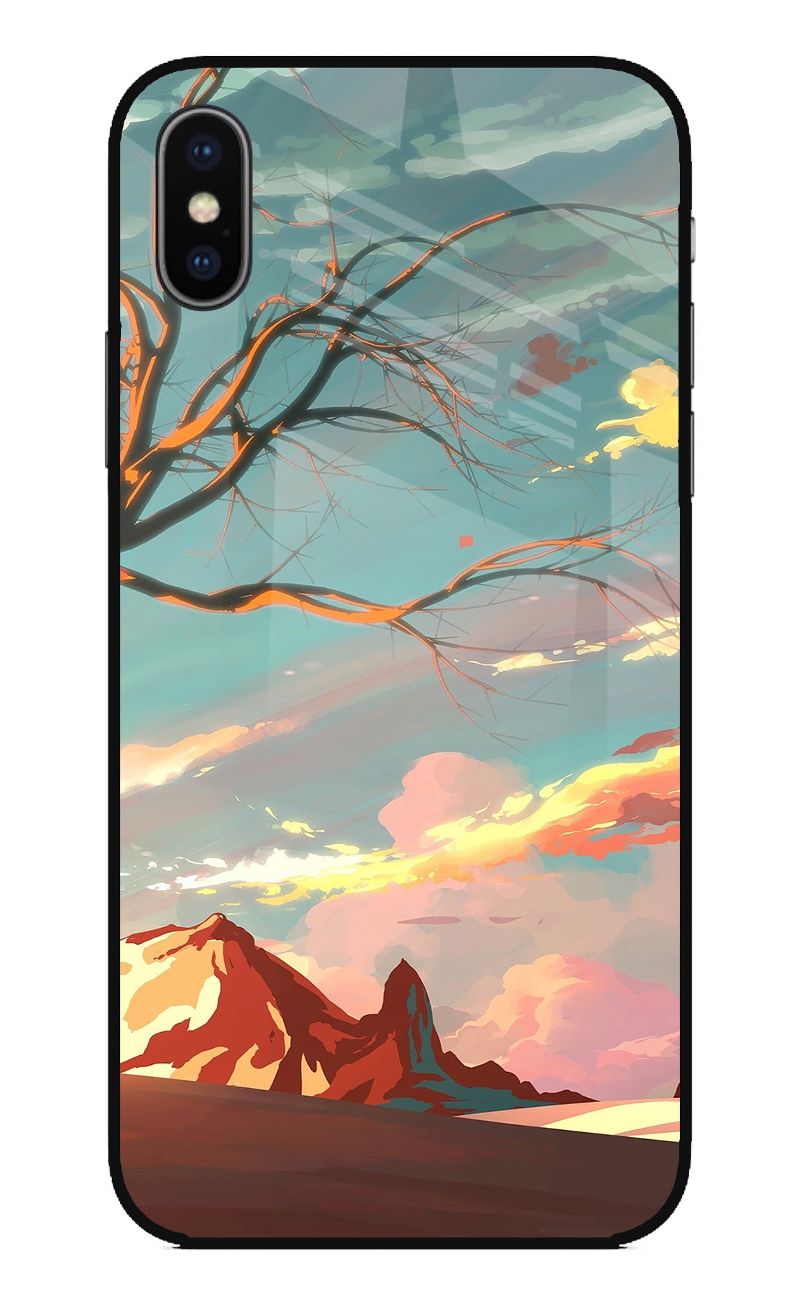 Scenery iPhone X Glass Case