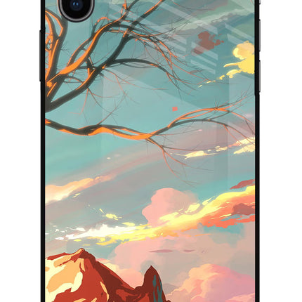 Scenery iPhone X Glass Case