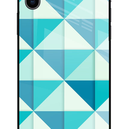Abstract iPhone X Glass Case