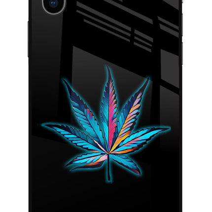 Weed iPhone X Glass Case