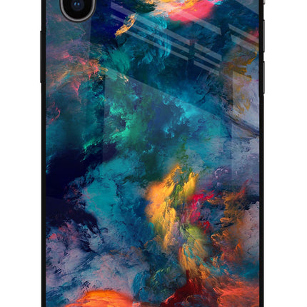 Artwork Paint iPhone X Glass Case