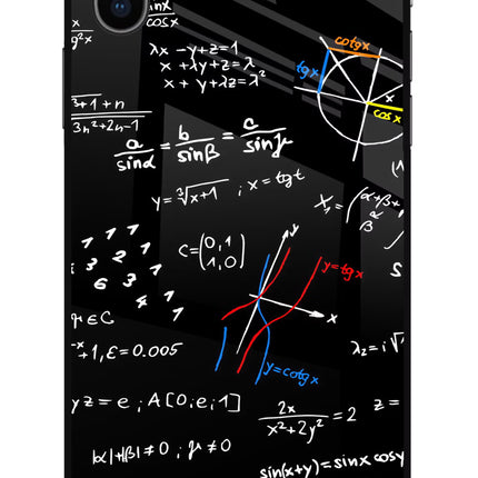 Mathematics Formula iPhone X Glass Case
