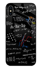Mathematics Formula iPhone X Glass Case