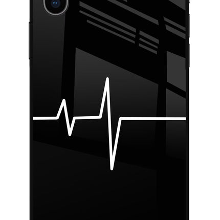 Heart Beats iPhone X Glass Case