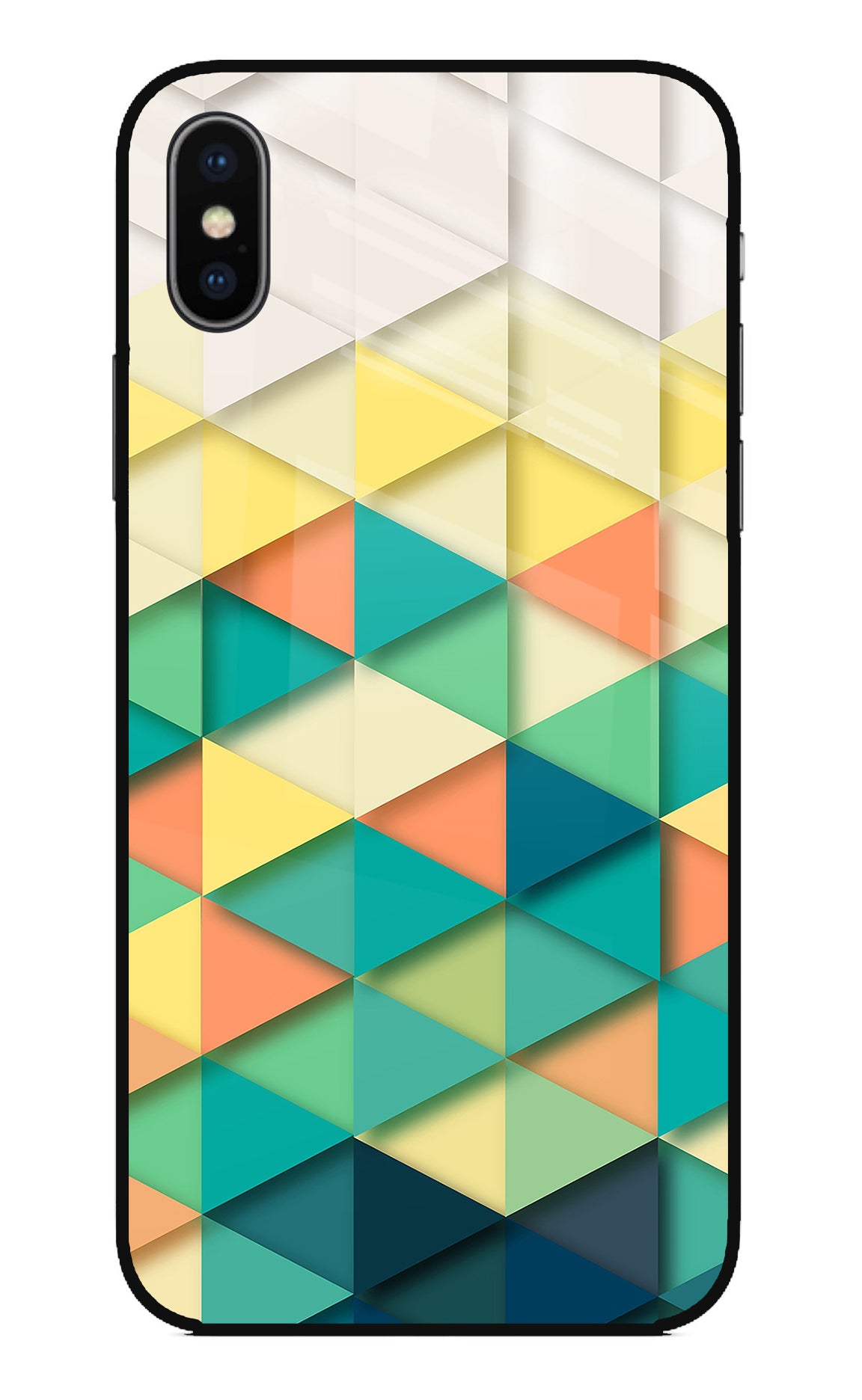 Abstract iPhone X Back Cover
