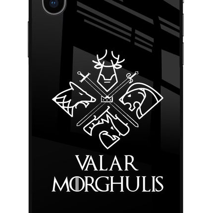 Valar Morghulis | Game Of Thrones iPhone X Glass Case