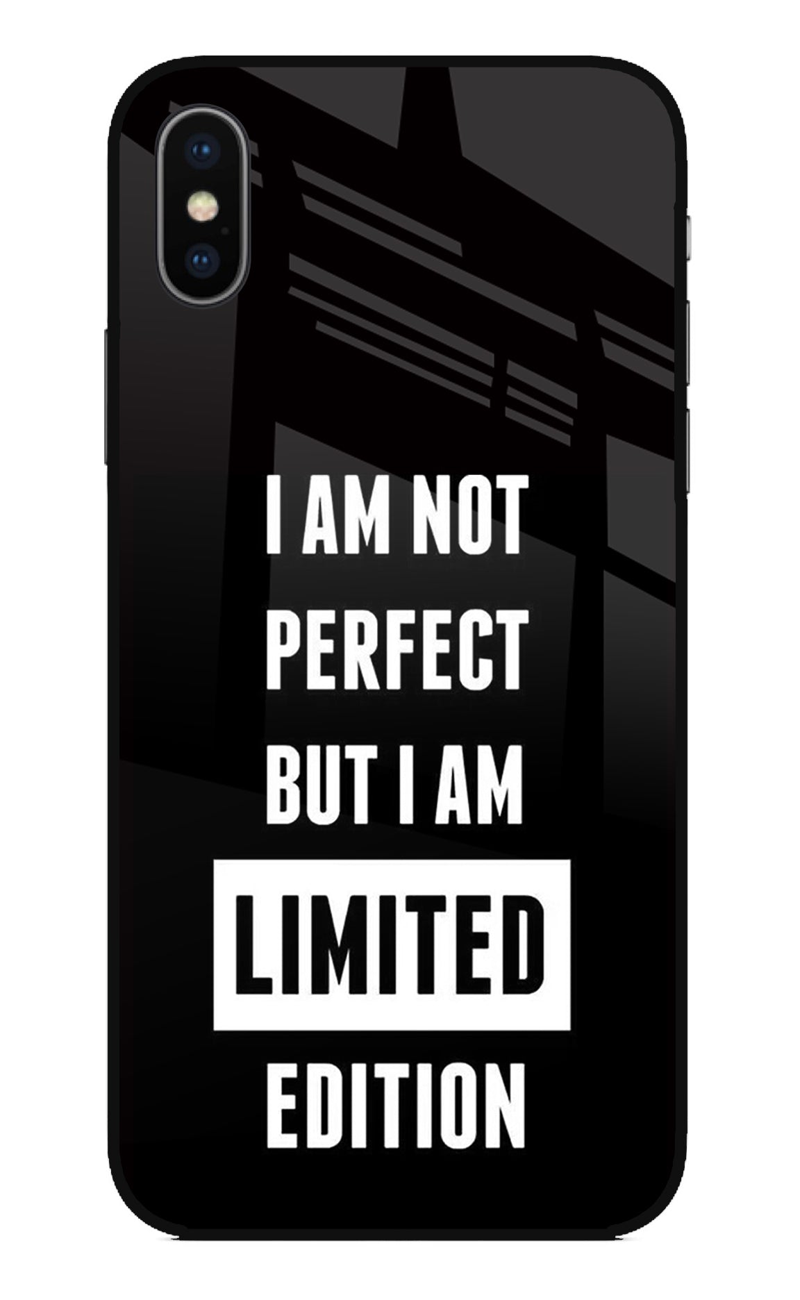 I Am Not Perfect But I Am Limited Edition iPhone X Back Cover