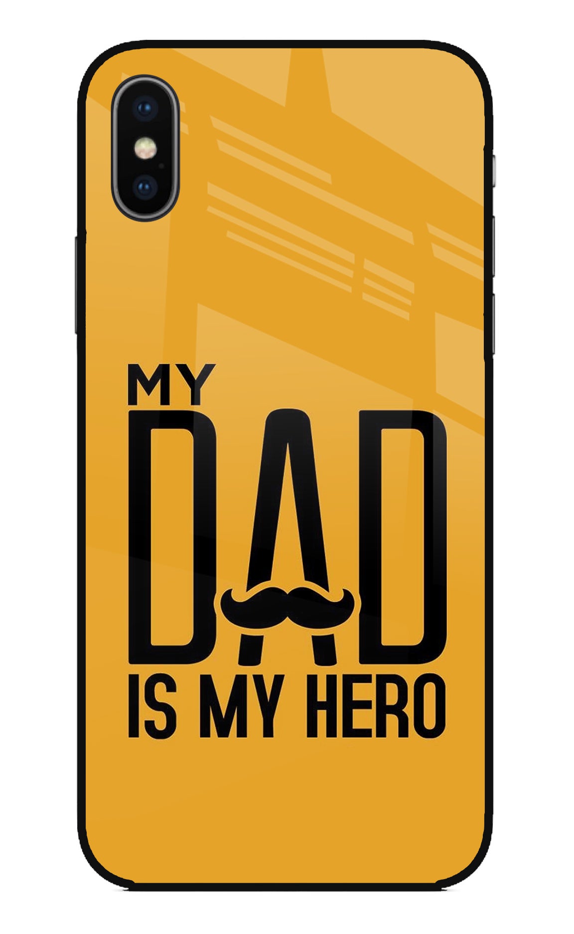 My Dad Is My Hero iPhone X Back Cover
