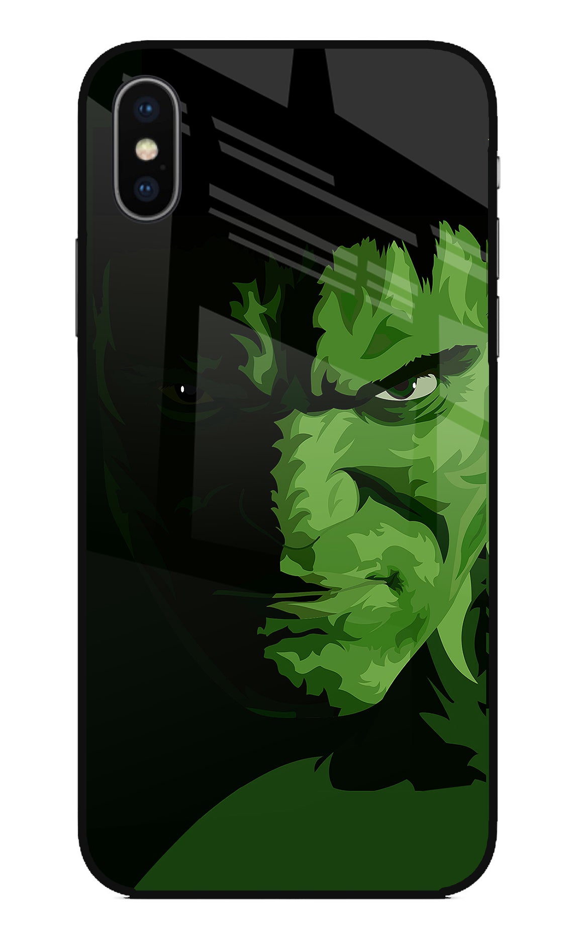 HULK iPhone X Glass Case