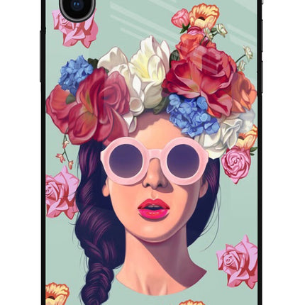 Pretty Girl iPhone X Glass Case
