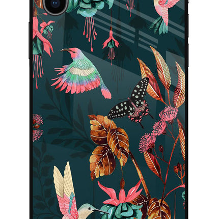 Birds iPhone X Glass Case