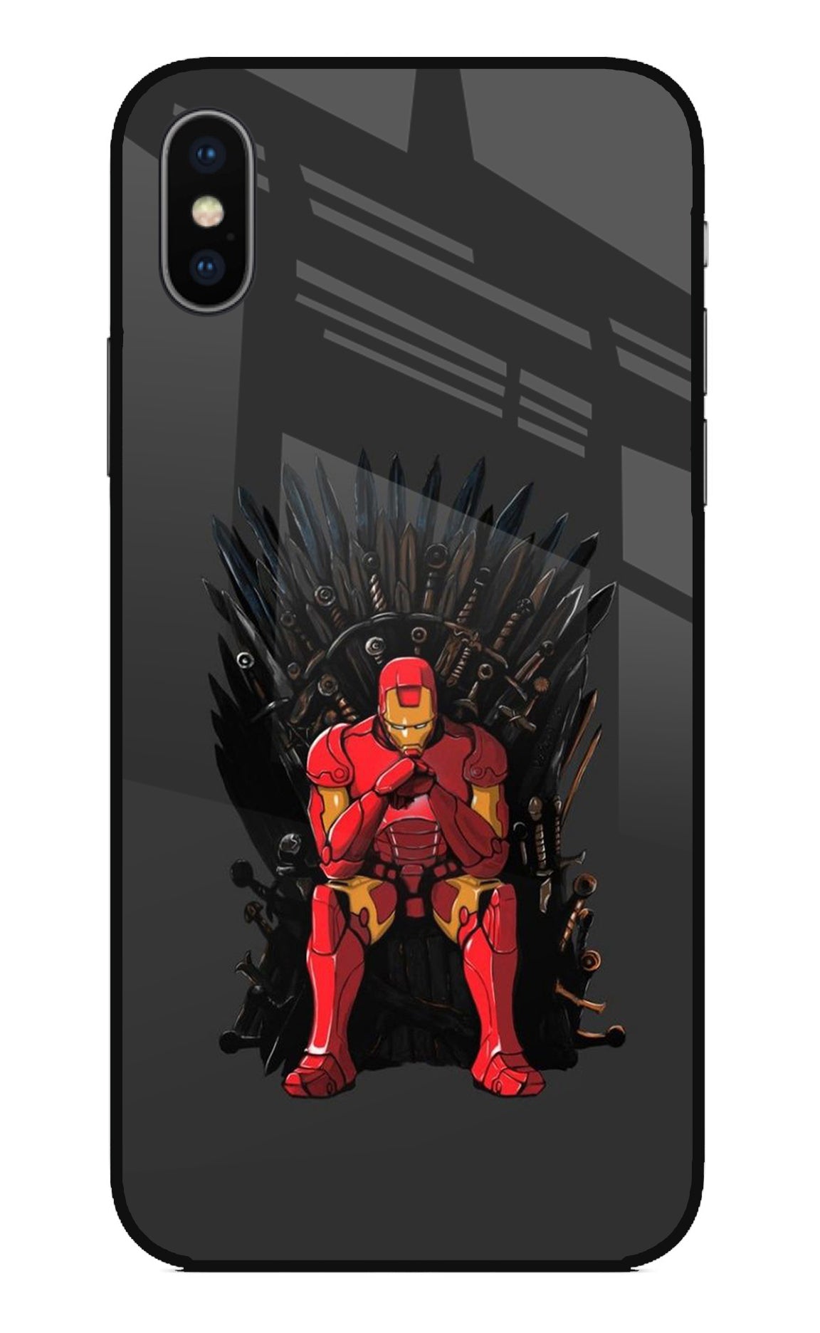 Ironman Throne iPhone X Glass Case