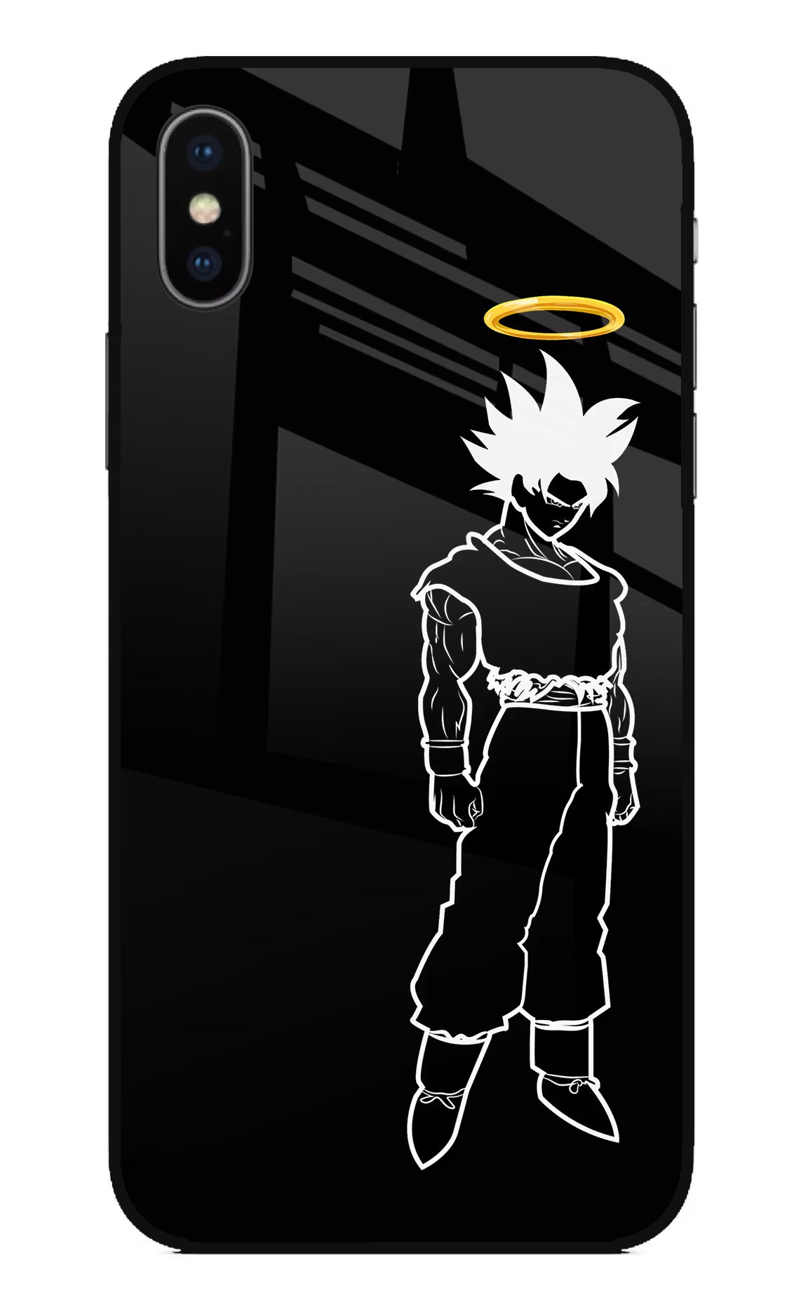 DBS Character iPhone X Glass Case Back Cover by Casekaro