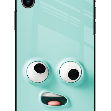 Funny Cartoon iPhone X Glass Case