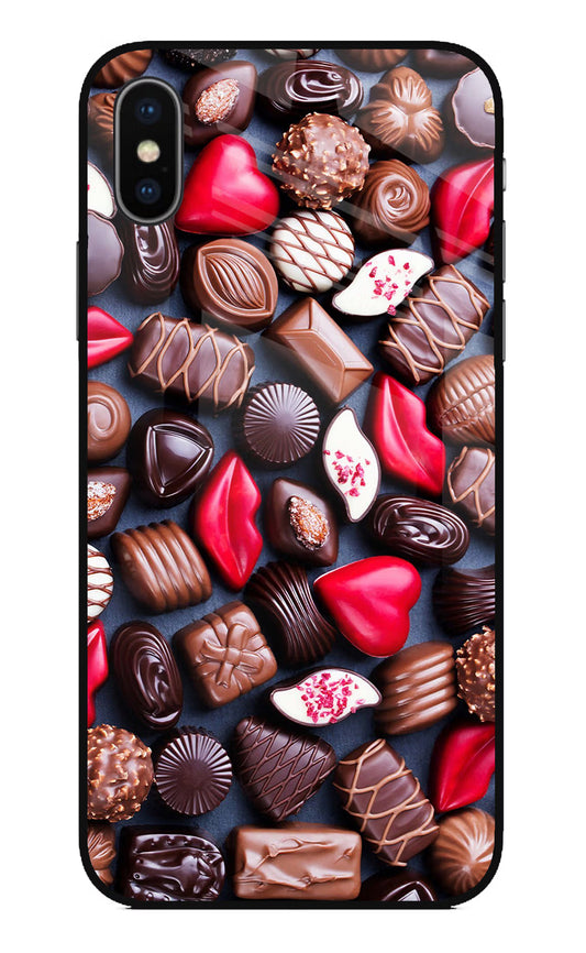 Chocolates iPhone X Glass Case