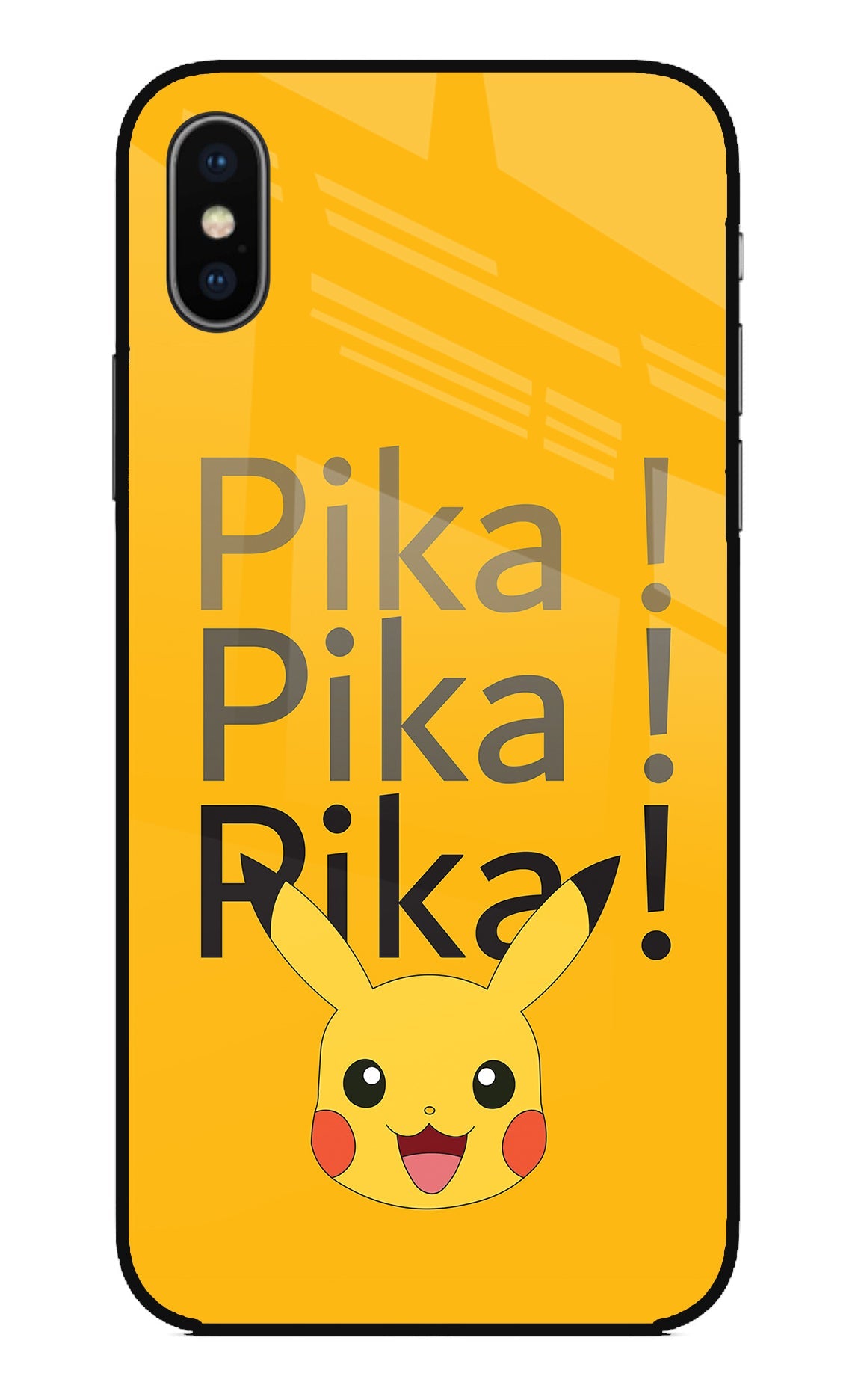 Pika Pika iPhone X Glass Case