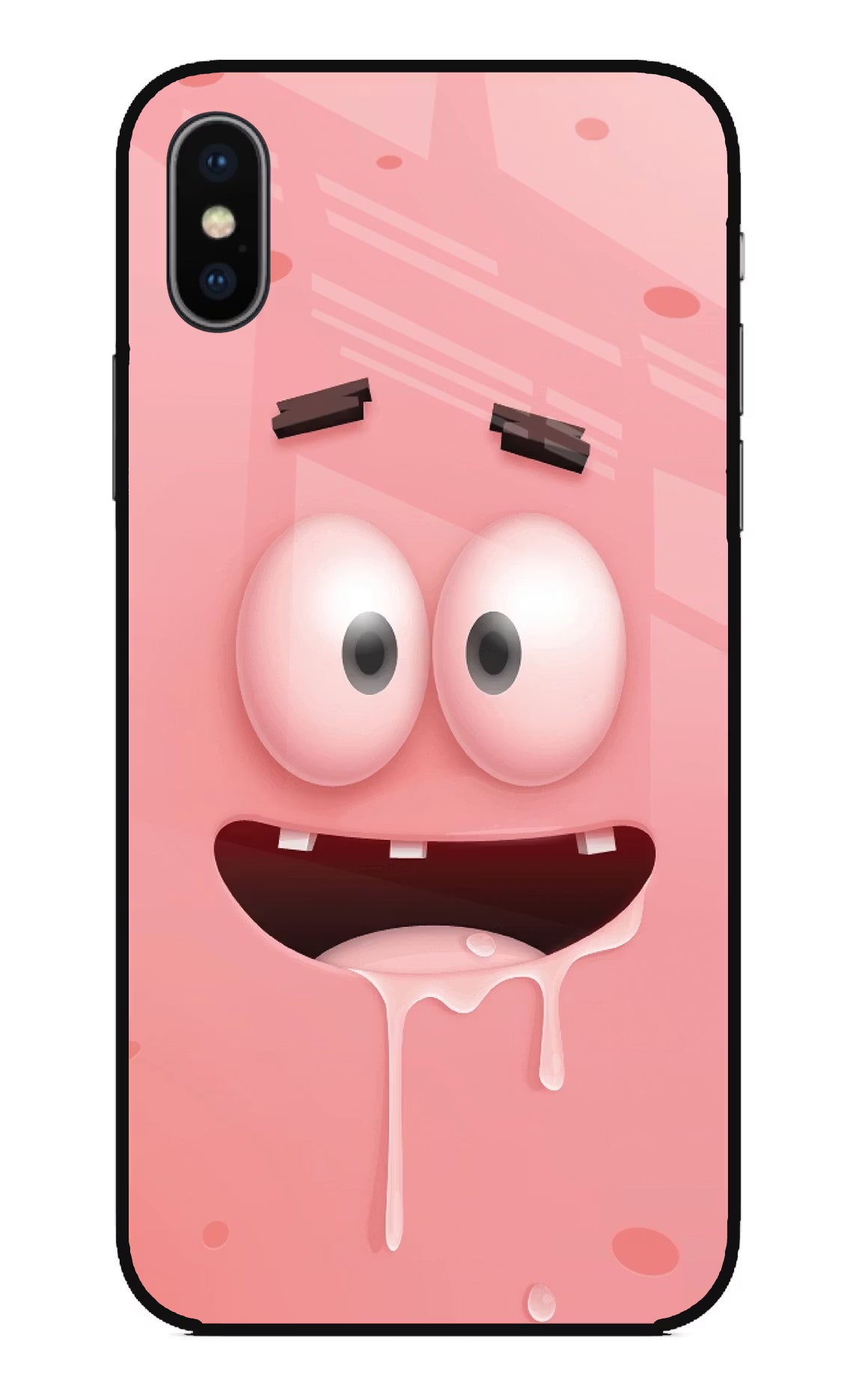 Sponge 2 iPhone X Glass Case Back Cover by Casekaro