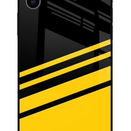 Yellow Shades iPhone X Glass Case