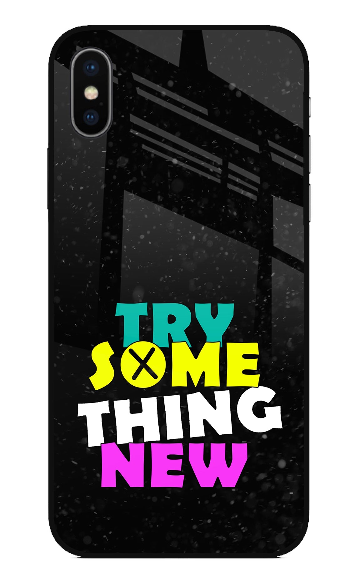 Try Something New iPhone X Back Cover