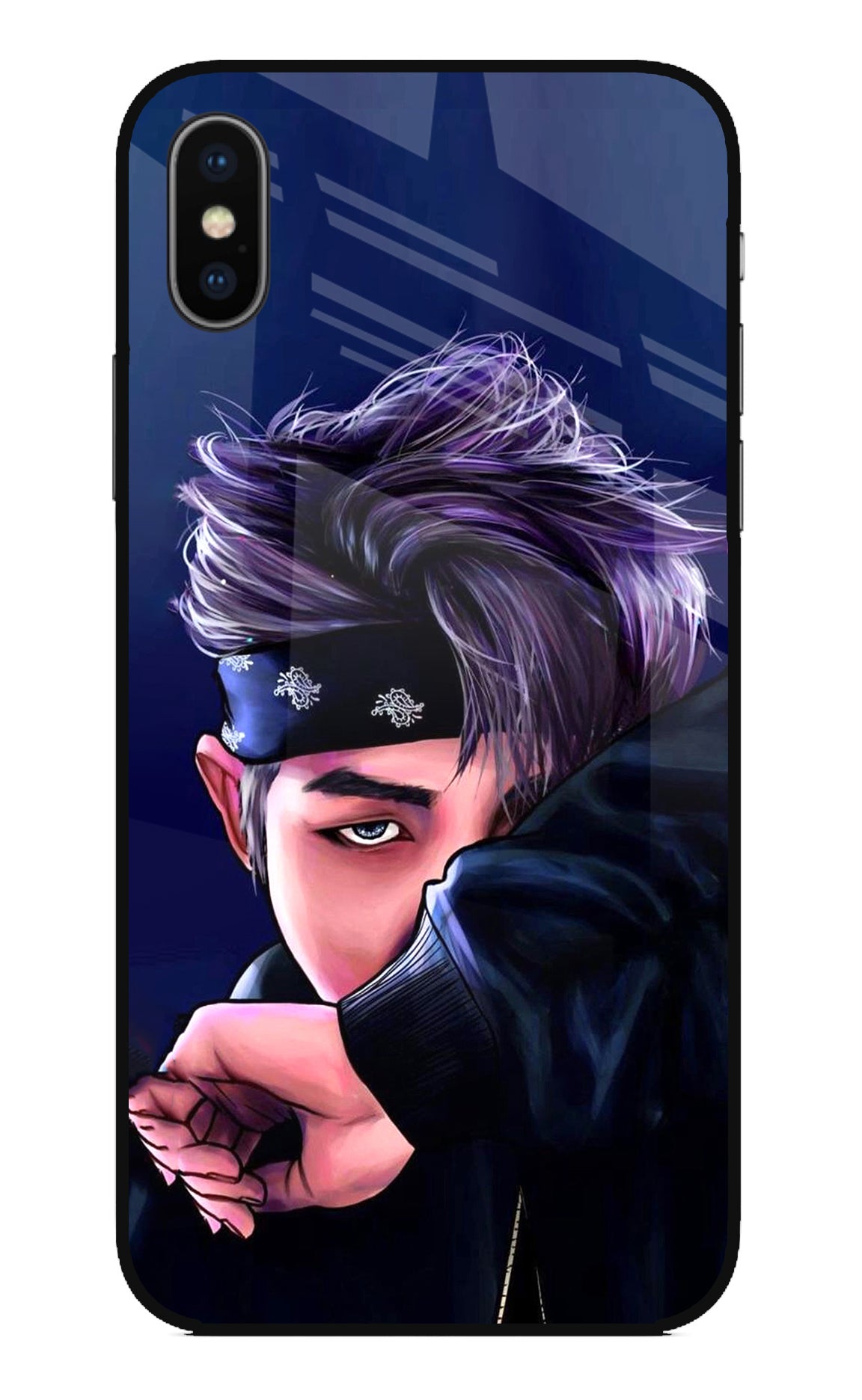 BTS Cool iPhone X Glass Case