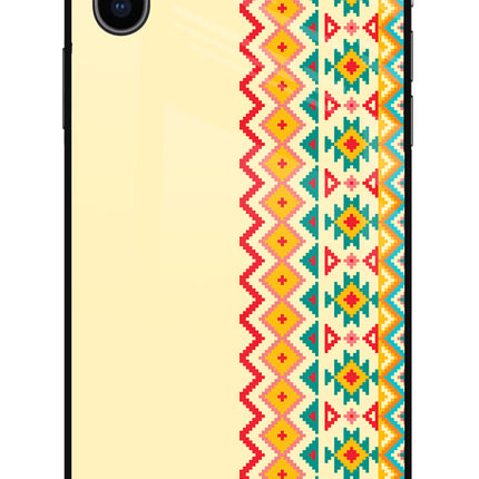 Ethnic Seamless iPhone X Glass Case
