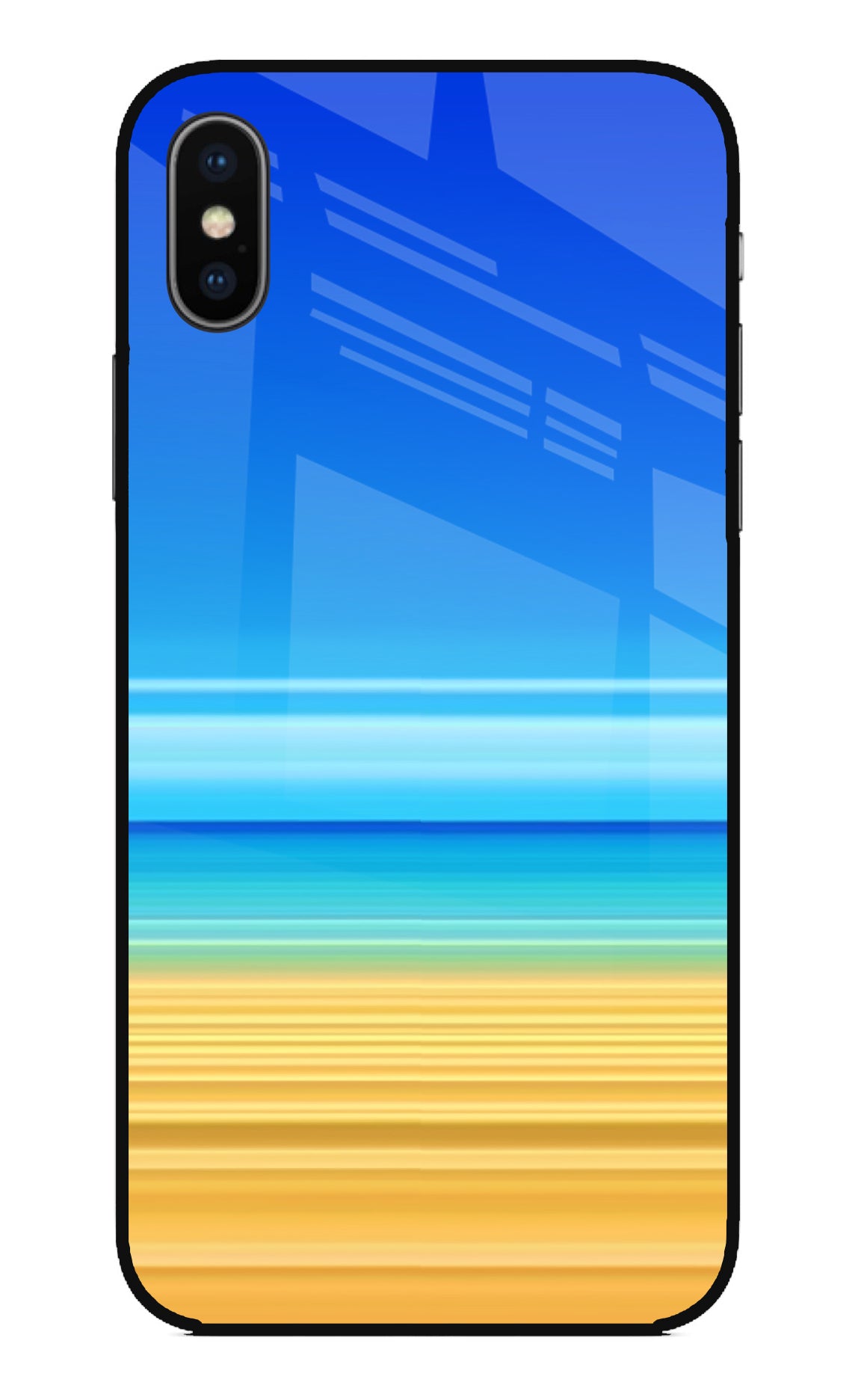 Beach Art iPhone X Glass Case