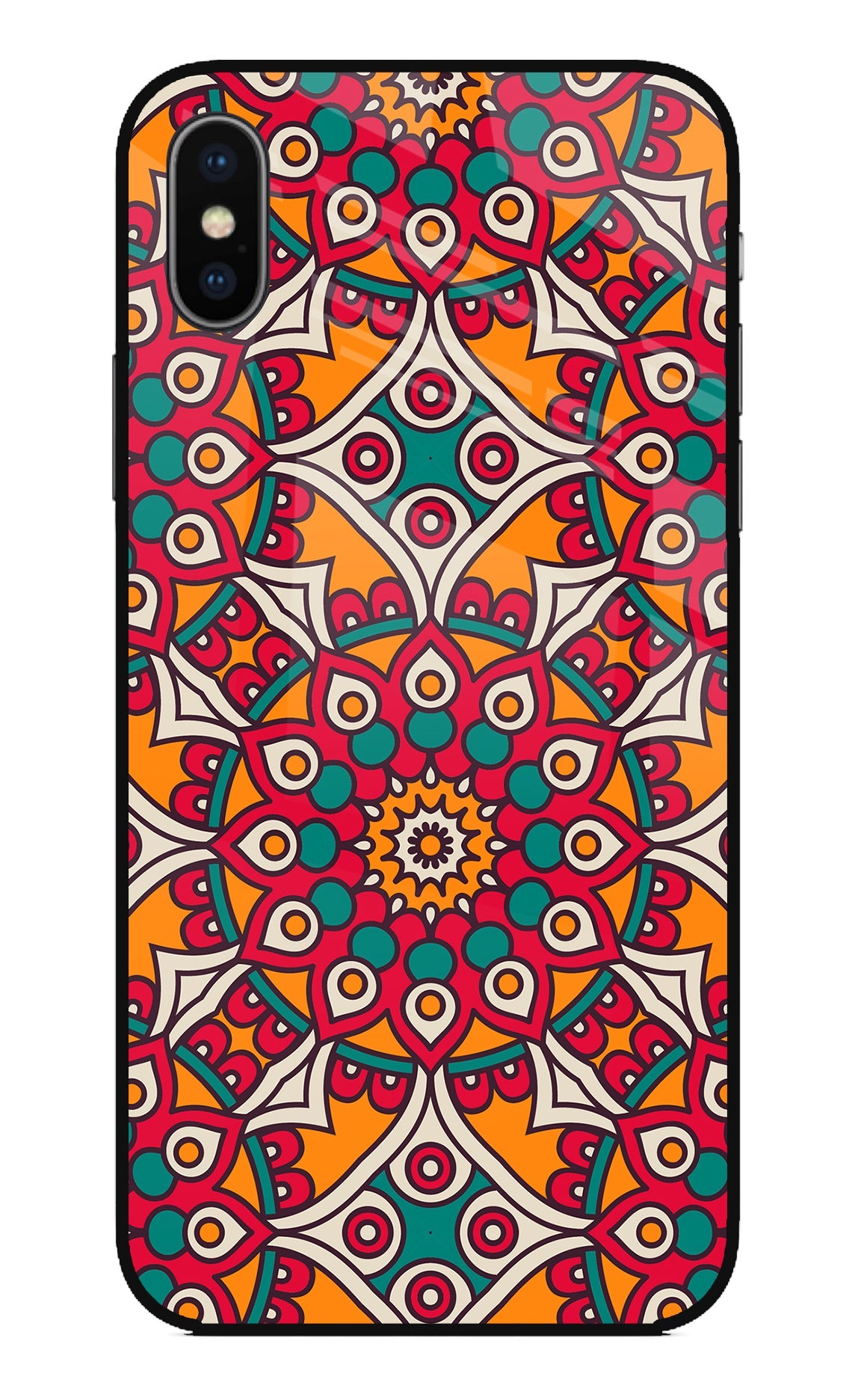 Mandala Art iPhone X Back Cover