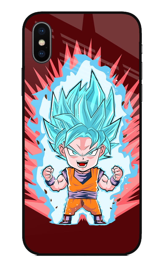 Goku Little iPhone X Glass Case