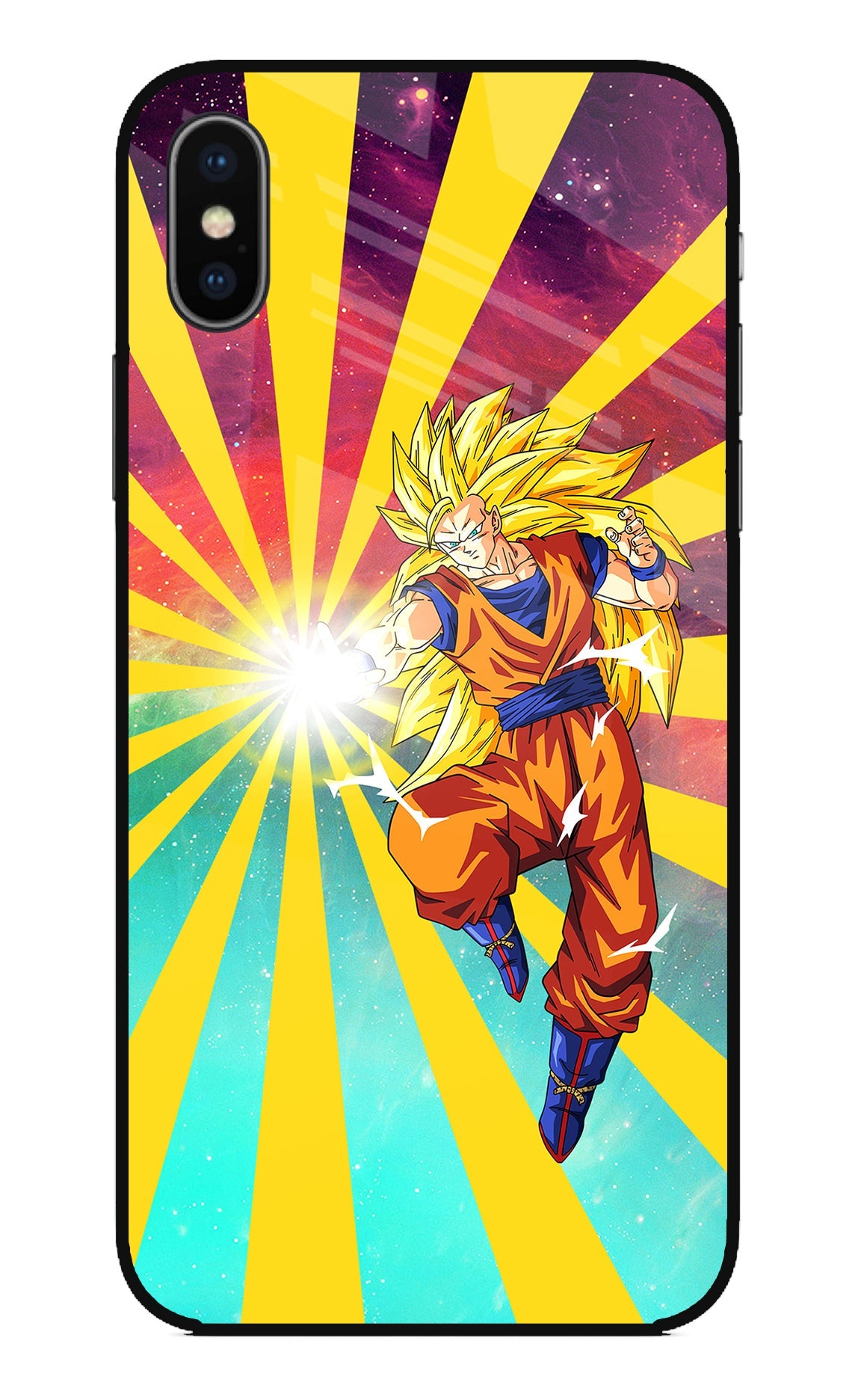 Goku Super Saiyan iPhone X Glass Case