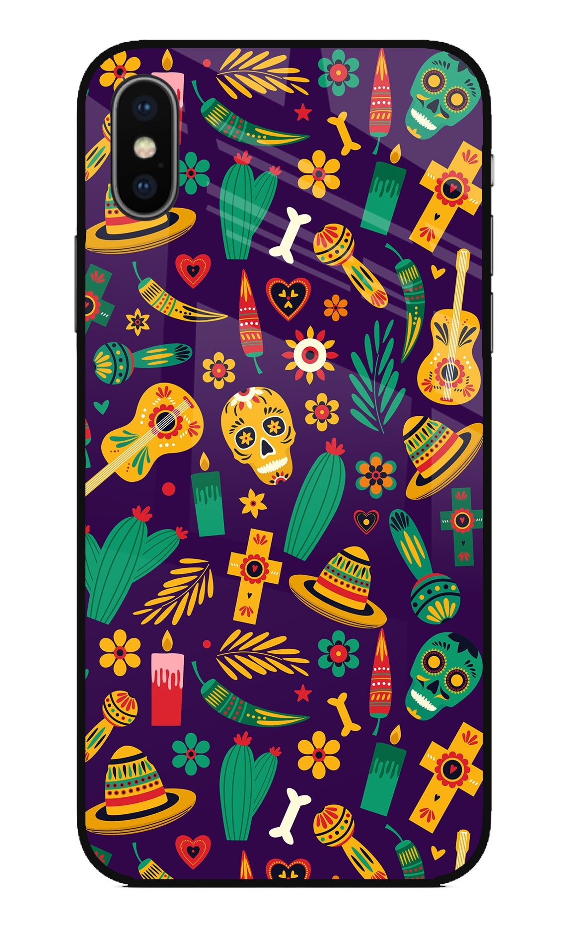 Mexican Artwork iPhone X Back Cover