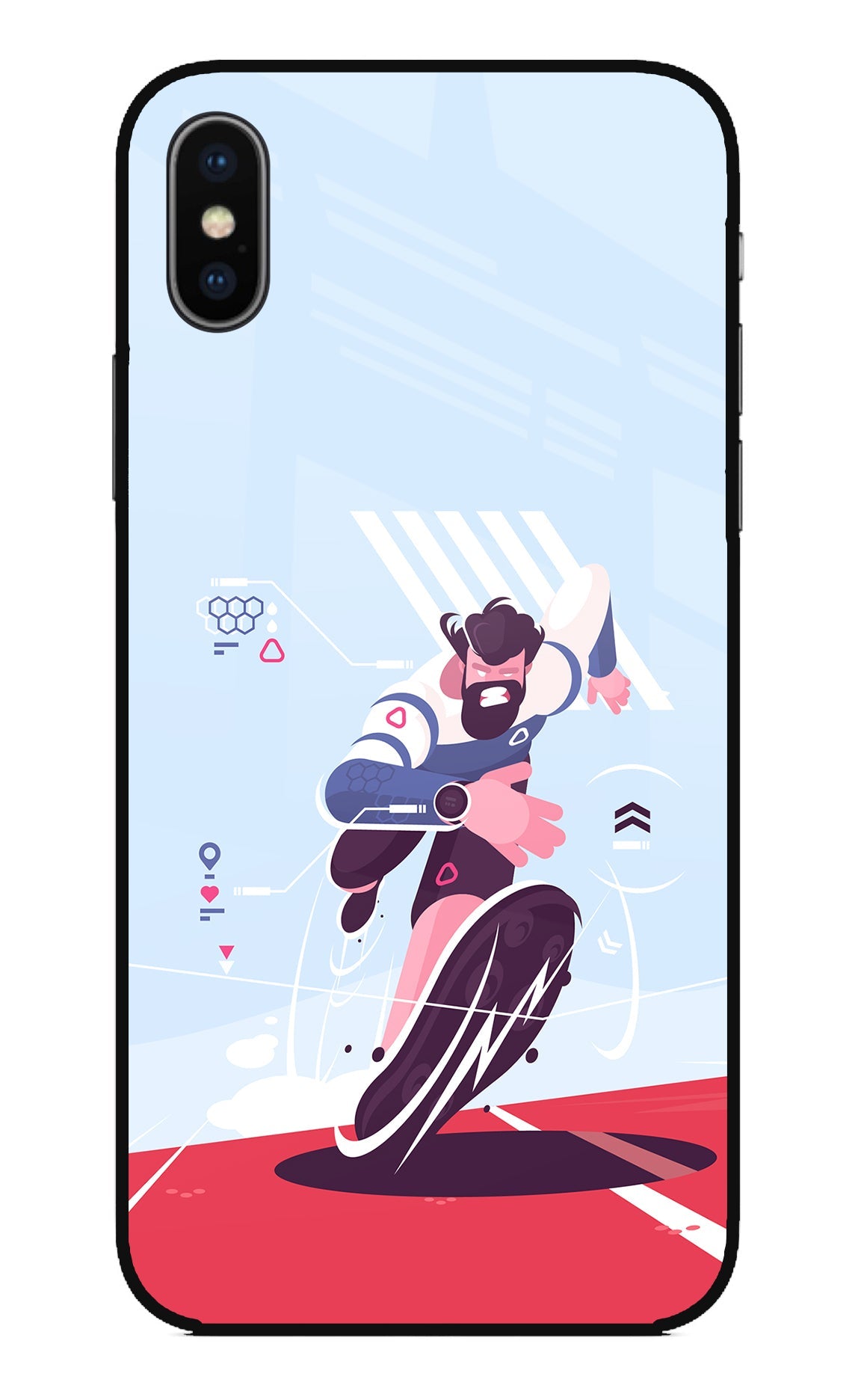 Run Pro iPhone X Back Cover