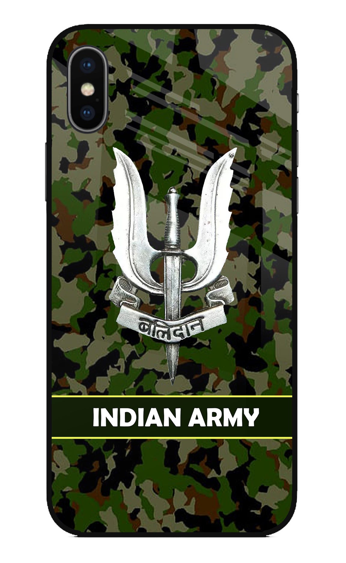 Balidan Indian Logo iPhone X Glass Case