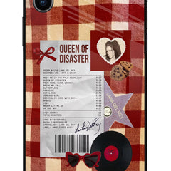 Queen of Disaster iPhone X Glass Case