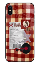 Queen of Disaster iPhone X Glass Case