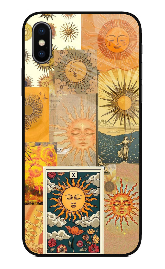 Sun iPhone X Glass Case