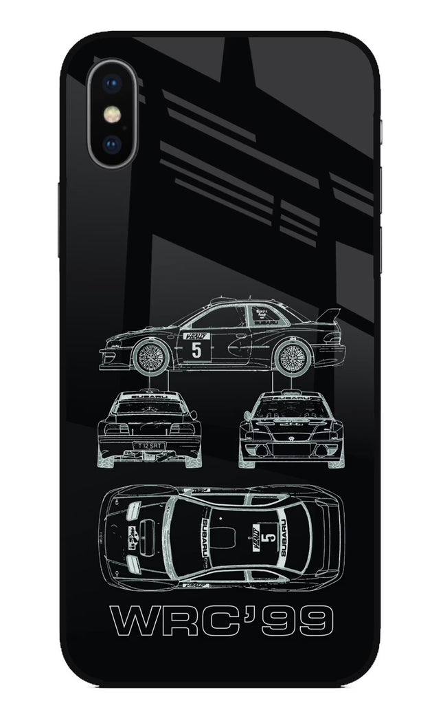 WRC'99 iPhone X Glass Case