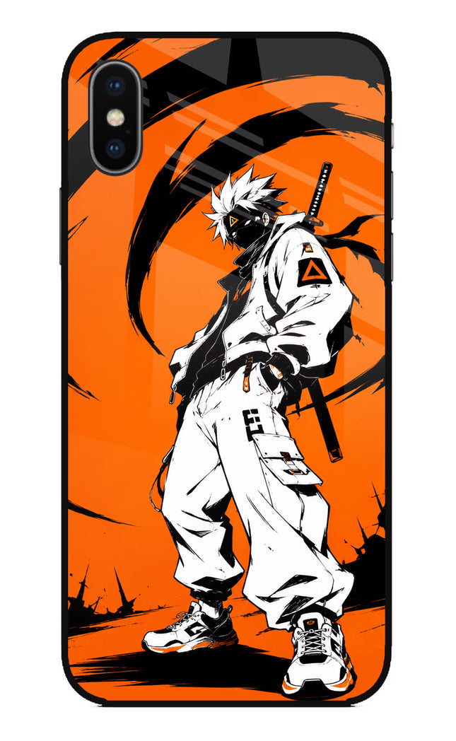 Street Samurai  iPhone X Glass Case