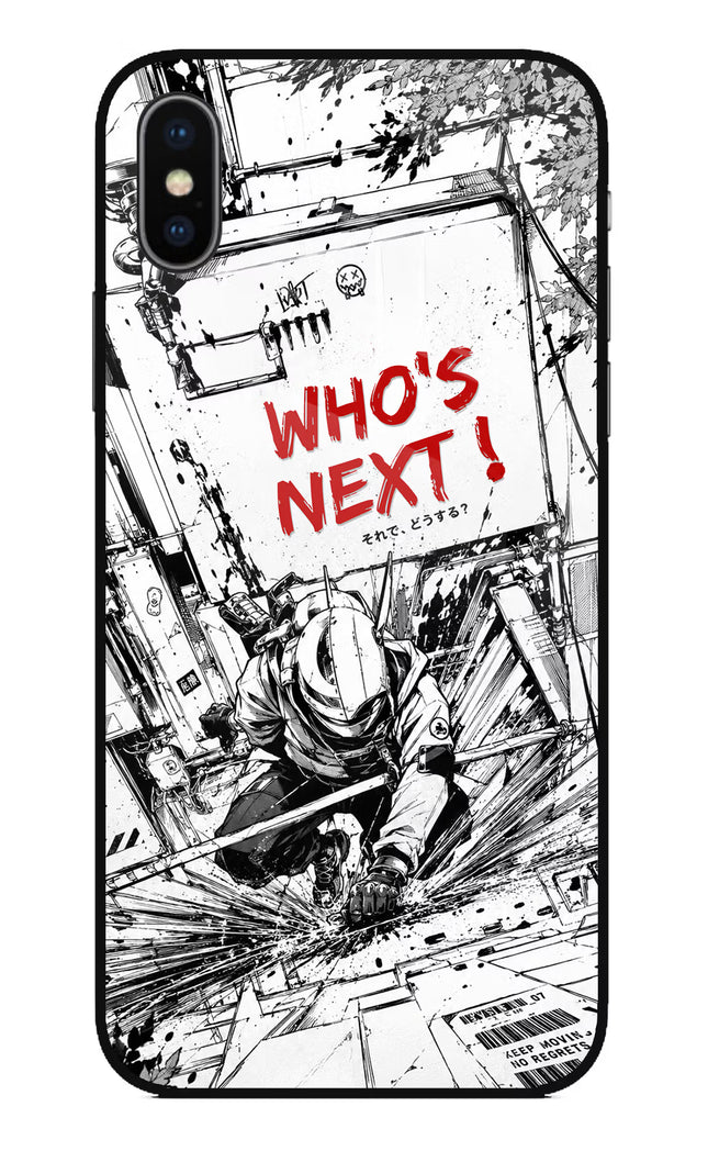 Who's Next iPhone X Glass Case