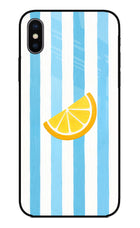 Summer Lemon iPhone X Glass Case