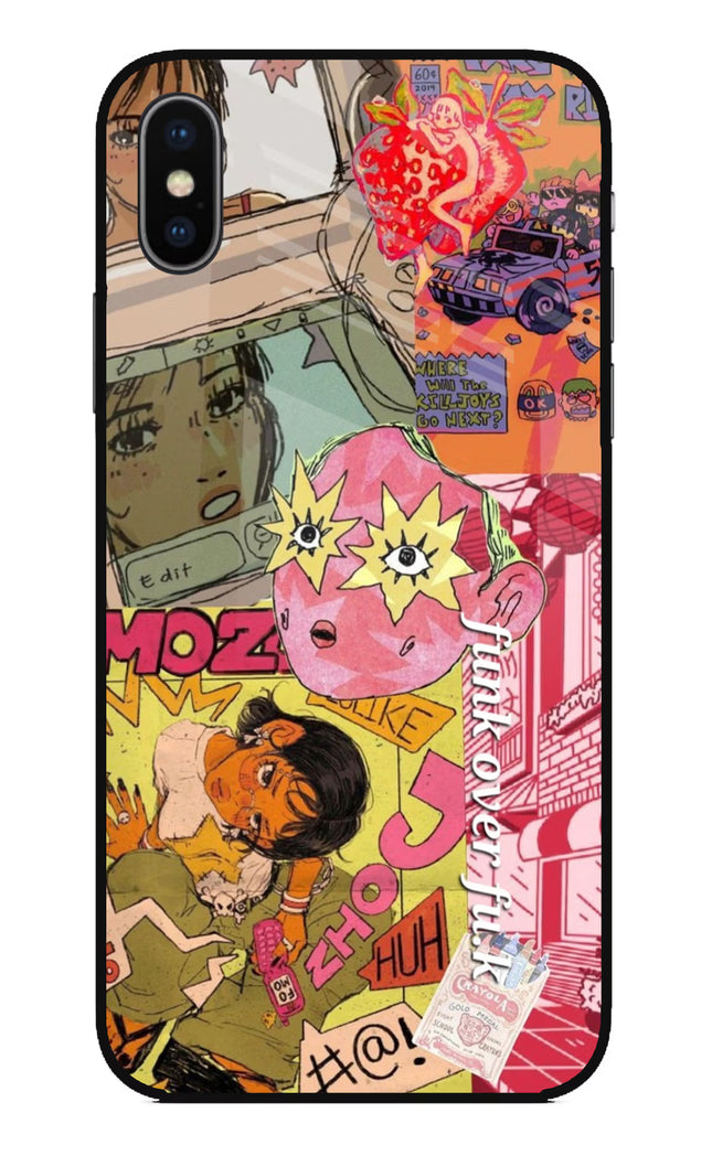 Funkover iPhone X Glass Case