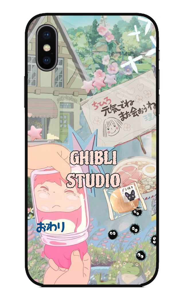 Studio Ghibli iPhone X Glass Case