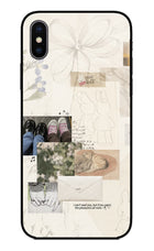 Soft Aesthetic iPhone X Glass Case