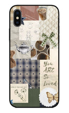 Cookie iPhone X Glass Case