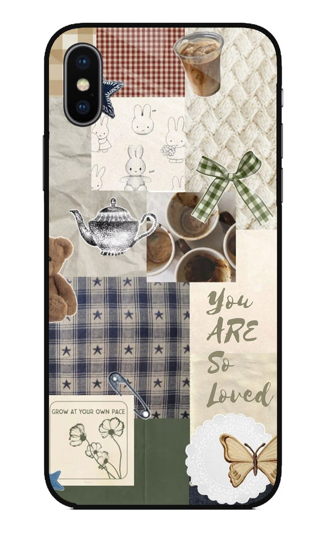 Cookie iPhone X Glass Case