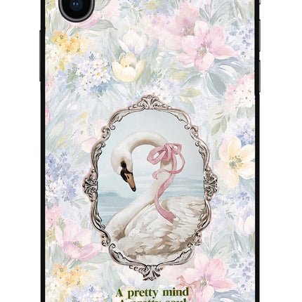 Pretty Mind Pretty Soul iPhone X Glass Case